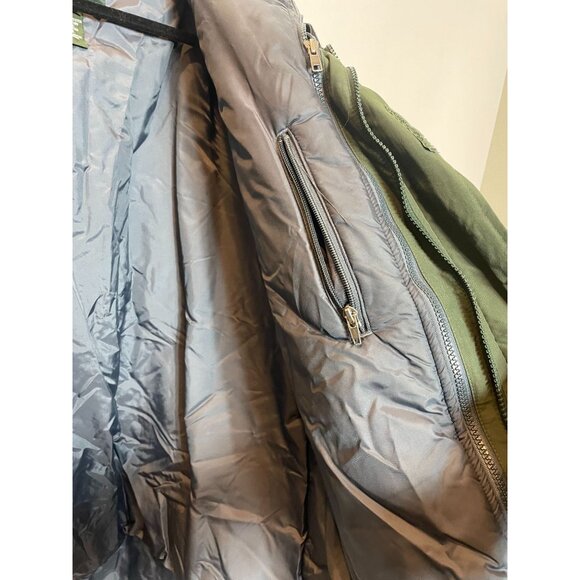 L.L. Bean Mens 3-In-1 Outdoor Jacket Army Green XL Polyester Shell & Insulation - Picture 16 of 16